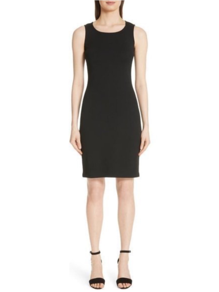 St John Wool Blend Sleeveless Sweater Dress 12